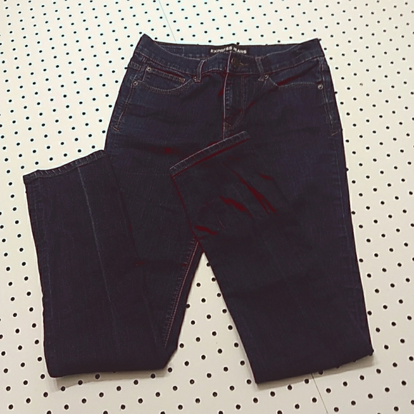 Express Dark Wash Skinny Mia Midrise, Size 4